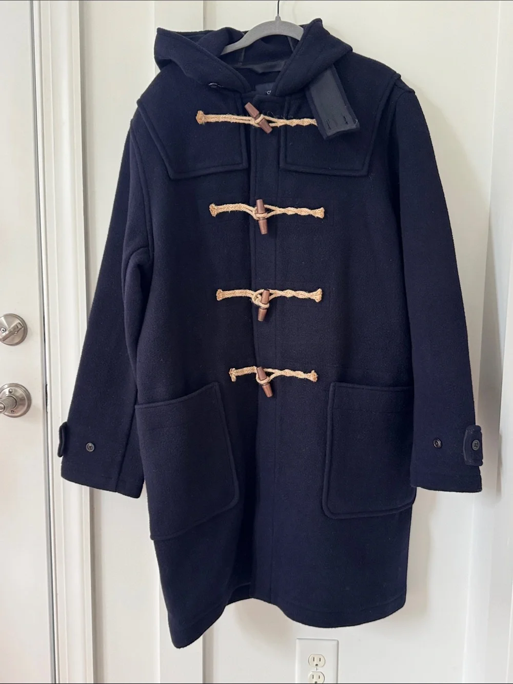 J Crew Duffle coat in wool Size L